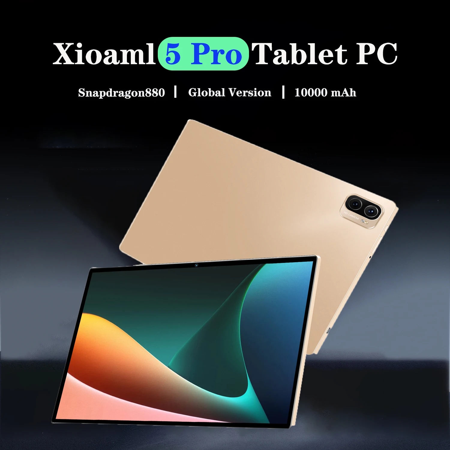 Tablet PC da 10.1 pollici con tastiera Android 13 Snapdragon 8gen2 Versione globale 16GB + 1024GB 10000mah 5G Dual SIM WIFI Tablet 2025