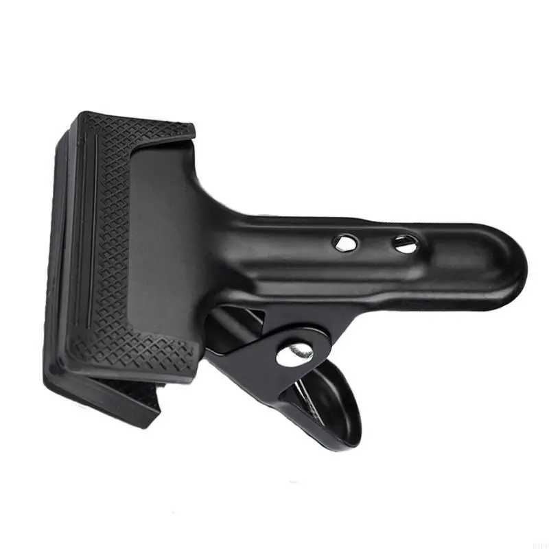 E1PF Metal Clip Background Support Clamps Rubber Protective Sleeve for Photo Studio