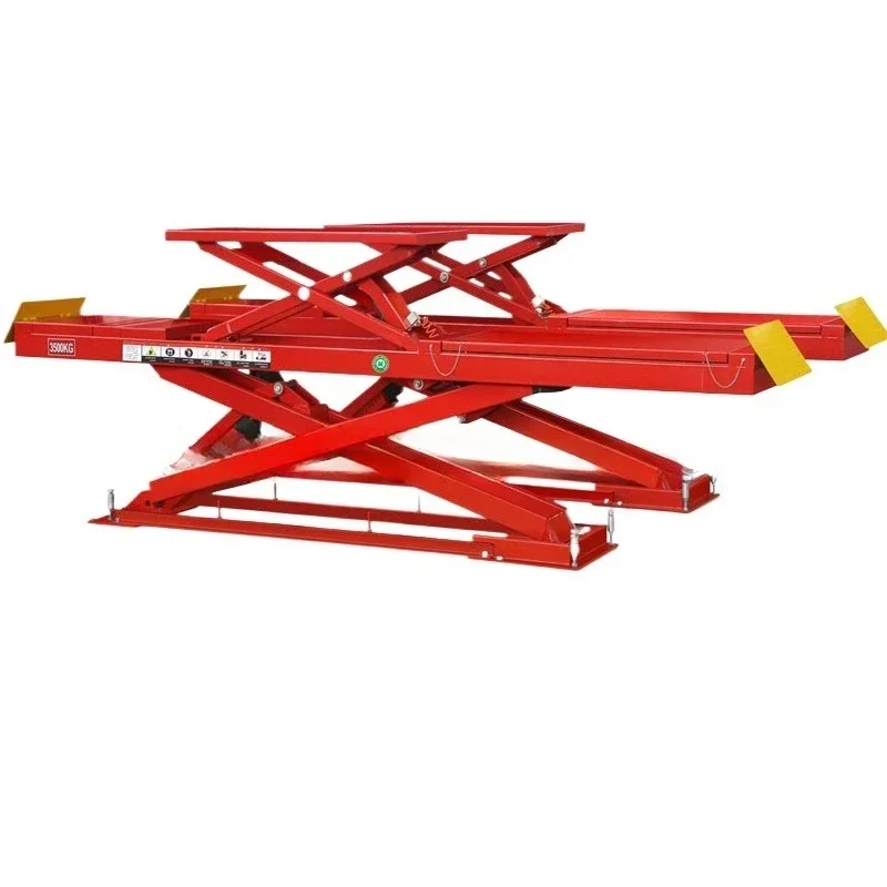 Kizo mother and child scissor lift four-wheel positioning large scissor lift 3.5/4 T