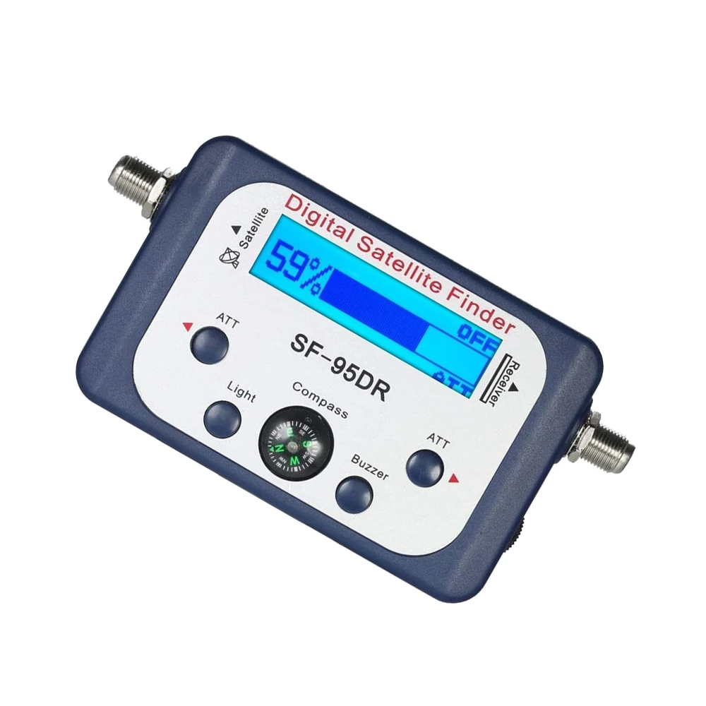 Digital SF-95DR Meter Satlink Receptor Satellite Finder TV Signal Receiver Sat Decoder Satfinder LCD Display