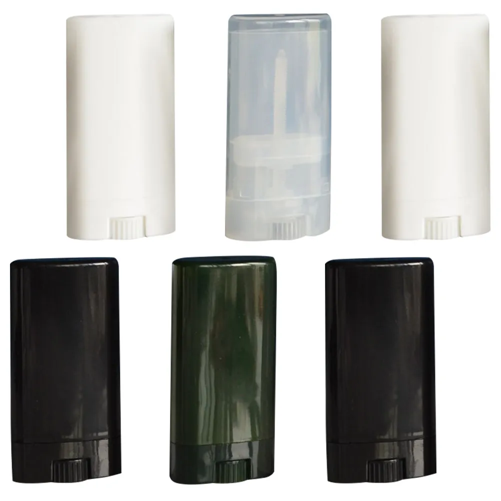 6Pcs Empty Lipstick Tube Containers Portable Deodorant Holders Lip Balm Lip Gloss DIY Travel Size Containers Tubes Empty
