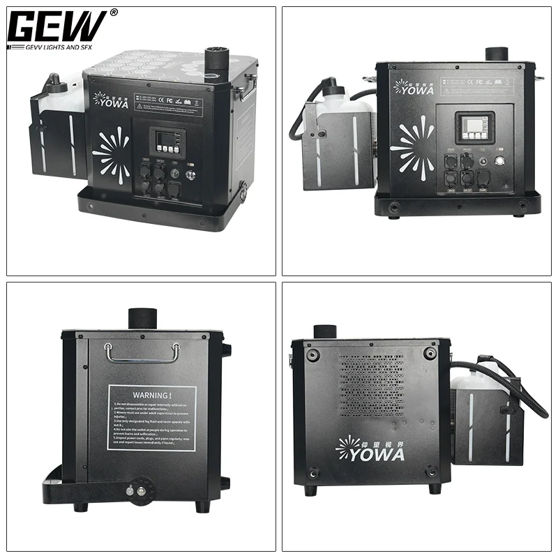 3500W high-power DMX rainproof RGB LED air column smoke jet, suitable for stage concert performances