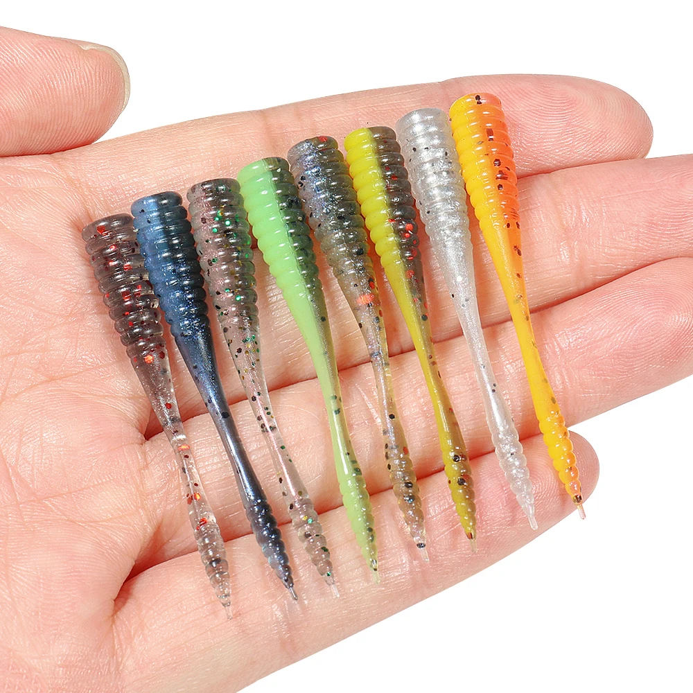 Spinpoler Micro Soft Worm Stick – Vinilo drop shot flotante segmentado - imagen 5