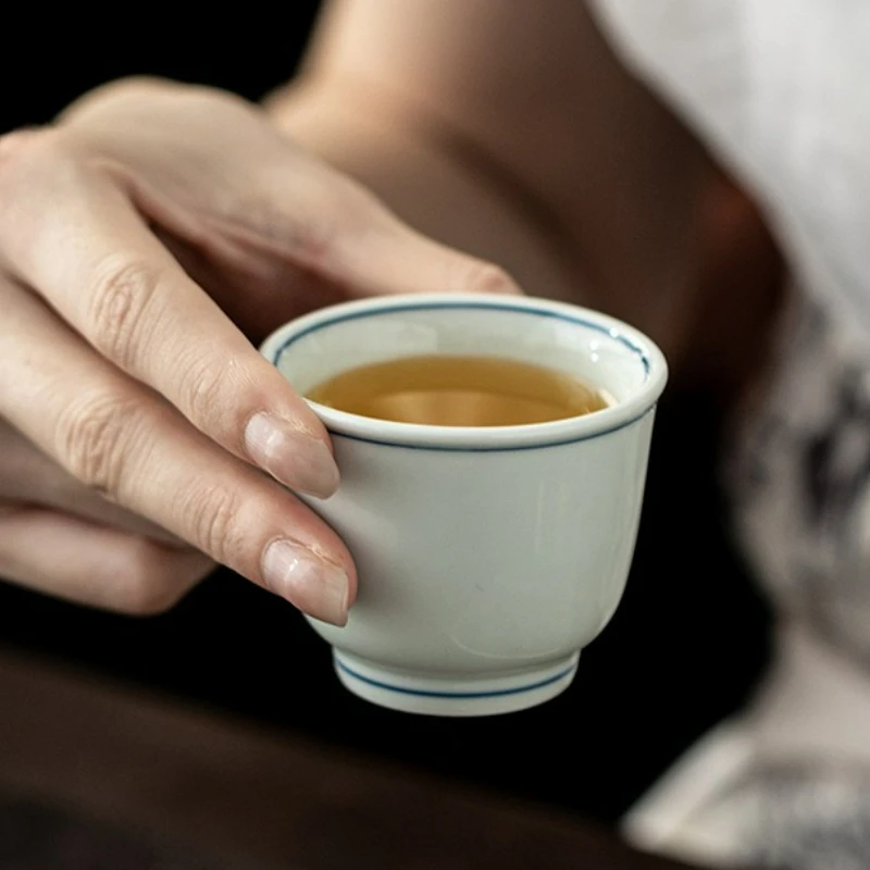 

Janpanese Ceramic TeaCup Household Living Room Personal Cup Kung Fu Retro Tea Cup Tea Room Desktop Decoration Small Tea Cup New