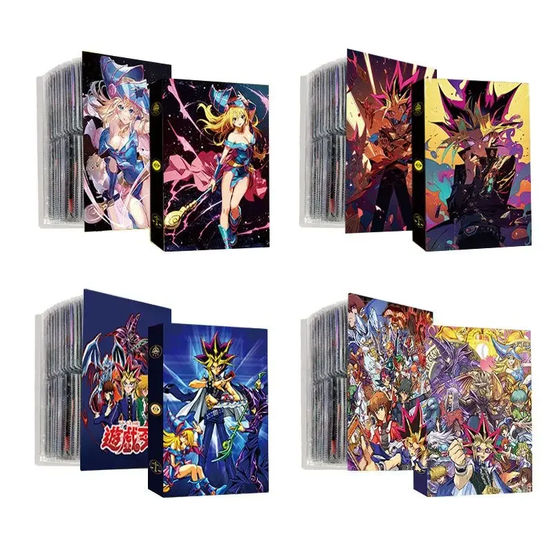 

Yu Gi Oh Card Binder 4 Pocket Trading Card Holder Anime Card Binder with 30 inner Pages Holder Up to 240 Cards