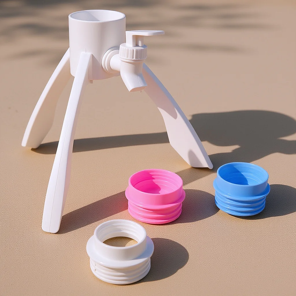 Bottle Bucket Water Dispenser Stand Triangular Design Drink Jug Support Rack Beverage Pitcher Holder Easy Assembly