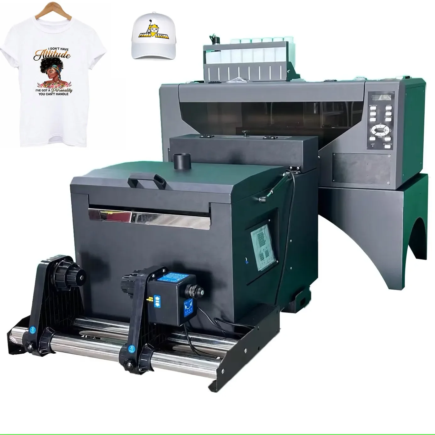 Cheapest DTF 30cm Printer Machine 2 Xp600 Powder Shaker A3 A2 digital fabric printing machine