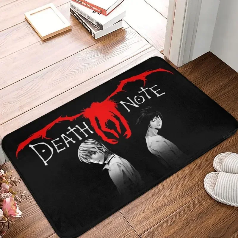 Japan Anime Death Note Floor Door Kitchen Bath Mat Anti-Slip Indoor Shinigami Ryuk Light Yagami L Doormat Entrance Carpet Rug