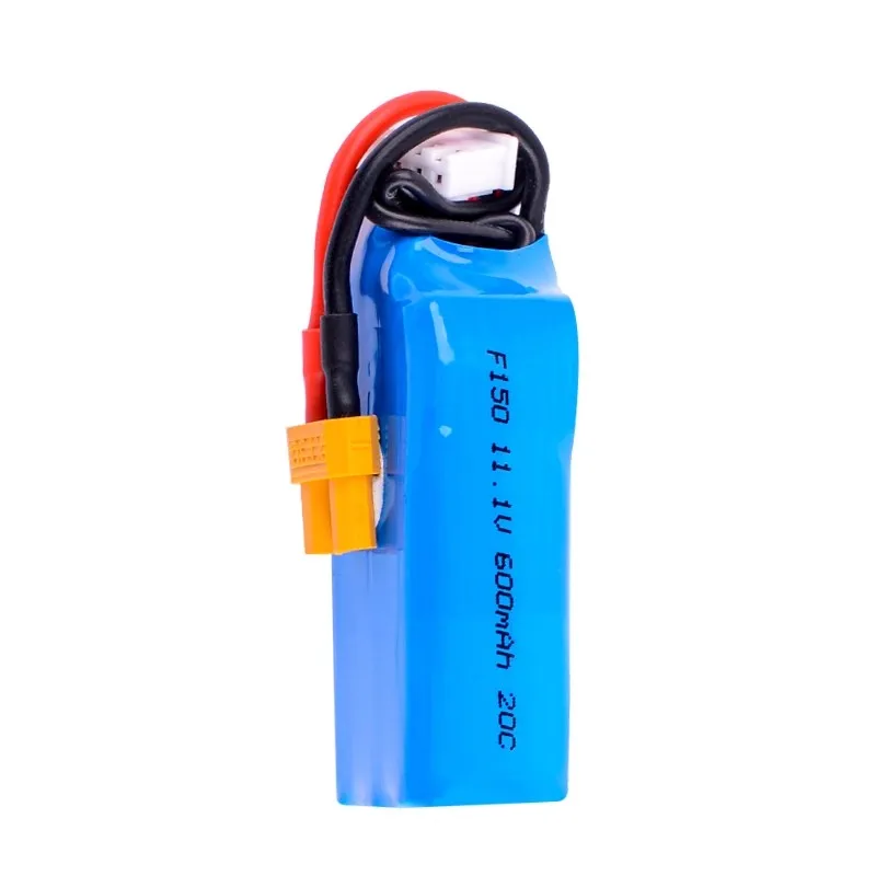 แบตเตอรี่ลิโพ YUXIANG F150 6CH 3D RC เฮลิคอปเตอร์ 600mAh 3S 11.1V 20C พร้อมหัวต่อ XT30 สำหรับเครื่องบินบังคับวิทยุ SU27