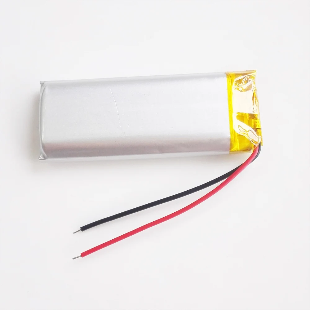 3.7V 800mAh 802050 litowo-polimerowa LiPo akumulator do Mp3 słuchawki PAD DVD E-book zestaw słuchawkowy bluetooth