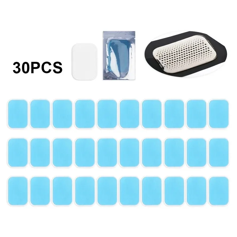 10-60Pcs Fitness Gel Pads for EMS Abdominal ABS Trainer Weight Loss Muscle Stimulator Exerciser Replacement Massage Gel Hydrogel
