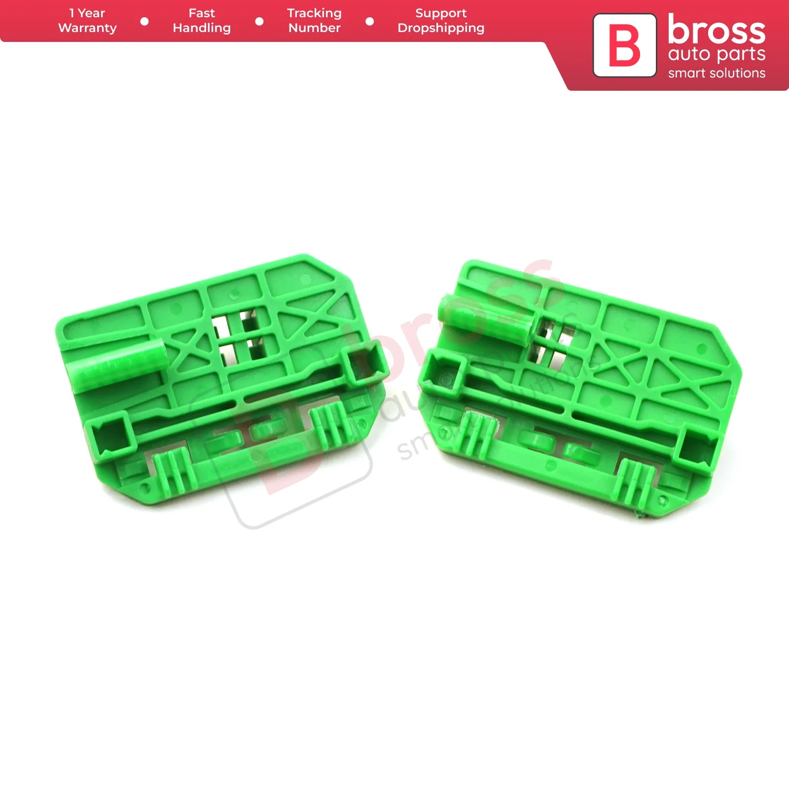 

Bross Auto Parts BWR1189+BWR1191 Window Regulator Clip Front Left LA-LB:5010301993 for Kerax, Midlum, Premium Ship From Turkey