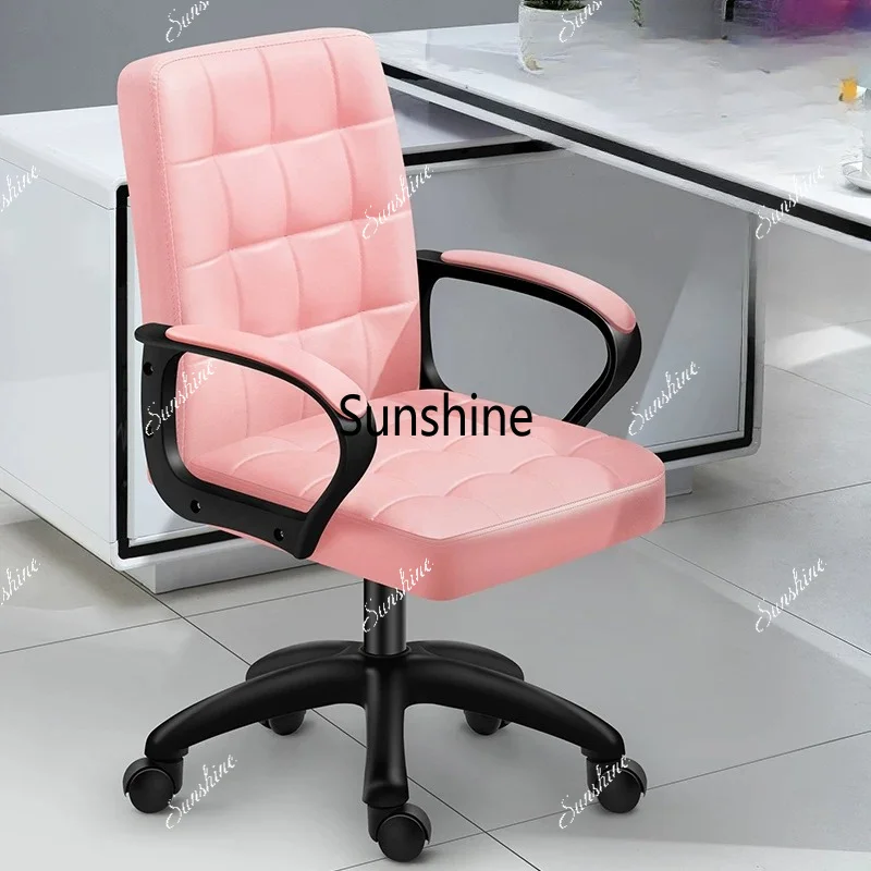 Home dormitory backrest sliding wheelchair simple lifting seat office chair