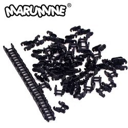 MARUMINE MOC 50PCS Creative Military Tank Chain Tracks 3711 Mechanical Building Blocks DIY Model Accessories Christmas Toy Gift