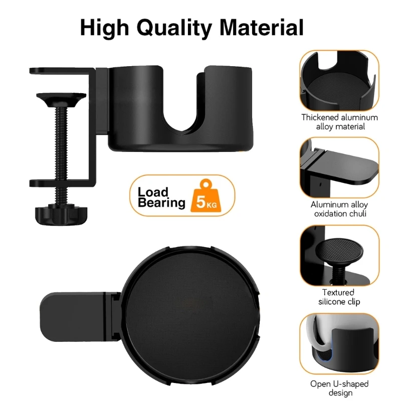 Clip support verre réglable pour boissons, pour flacons d'eau, tasses à café KXRE