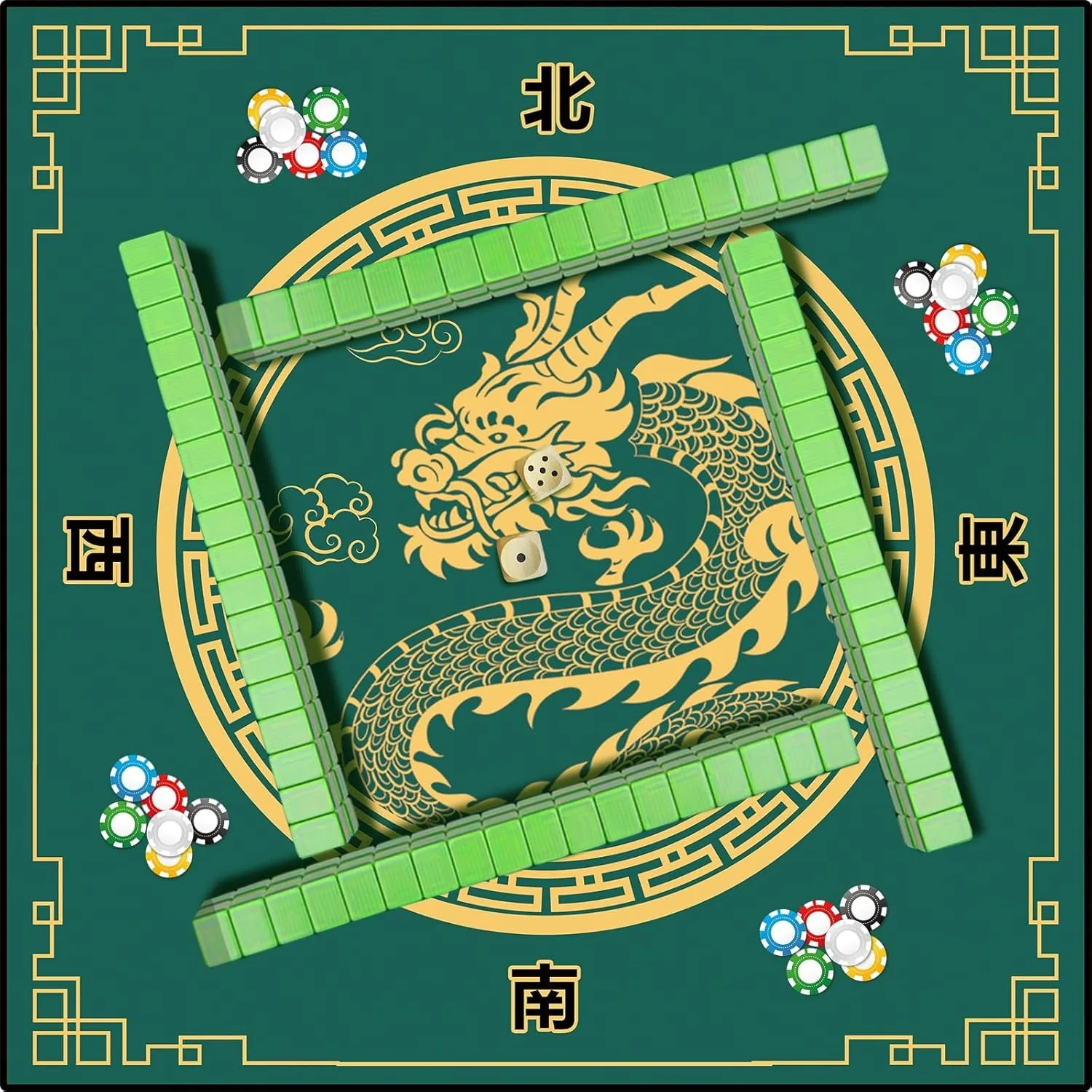 Большой резиновый настольный коврик 60/70/80 см для шахматных и карточных игр, аксессуары для многопользователей игр Большой резиновый настольный коврик 60/70/80 см для шахматных и карточных игр, аксессуары для многопользователей игр