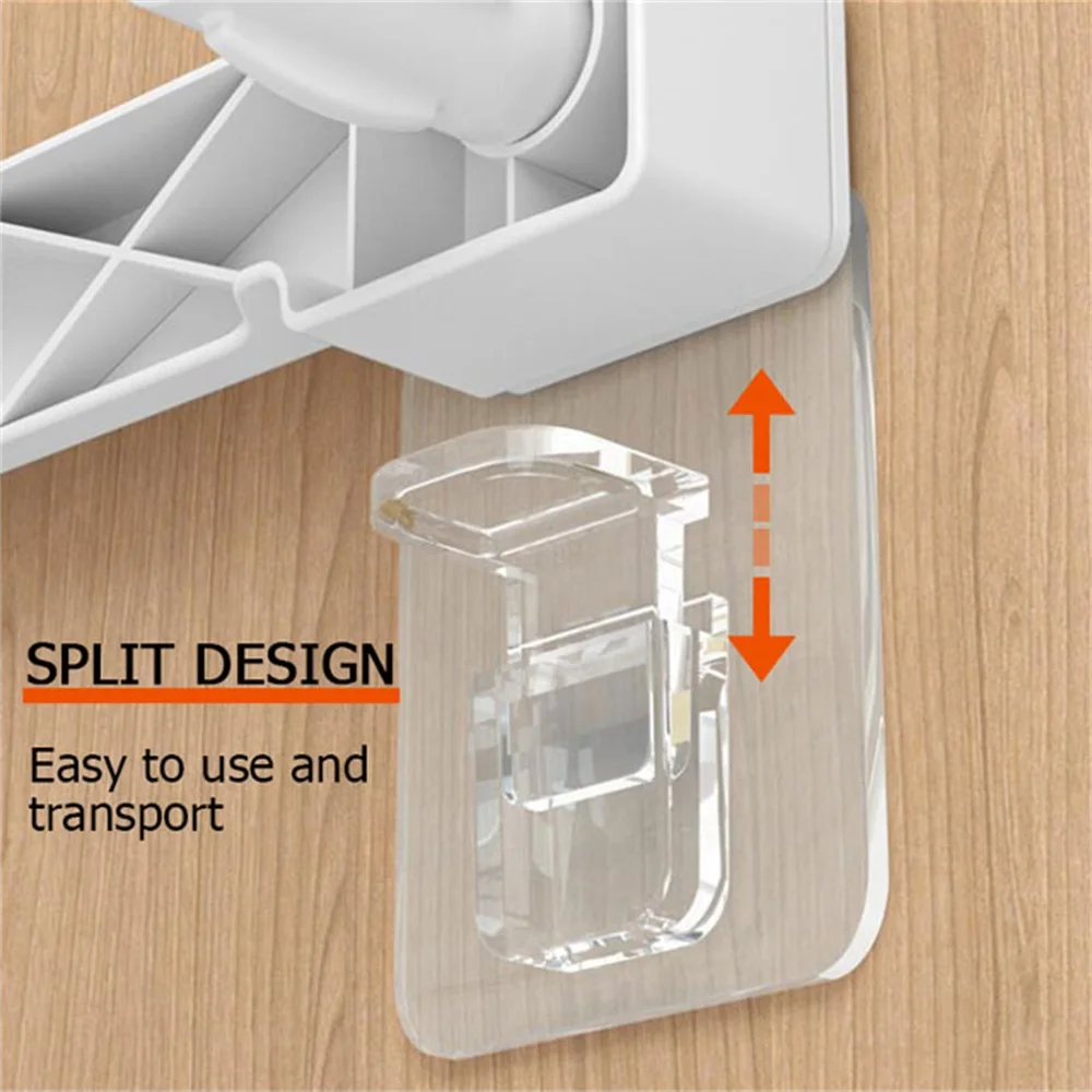 10/20PCS Adhesive Shelf Support Nail Wall Cabinet Rack Support Clip Wall Hanger Strong Bracket Home Kitchen Bathroom Accessories