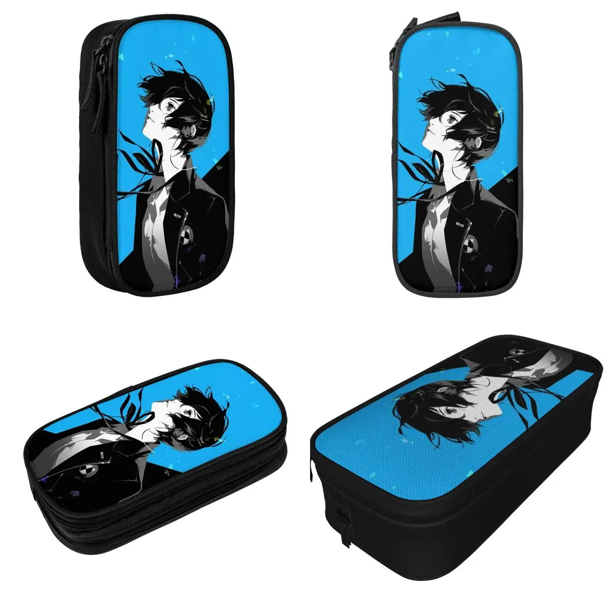 Personas 3 Reload Pencil Cases Yukari Aigis Pen Holder Pencil Bags for Student Large Storage Students School Gifts Pencil Pouch