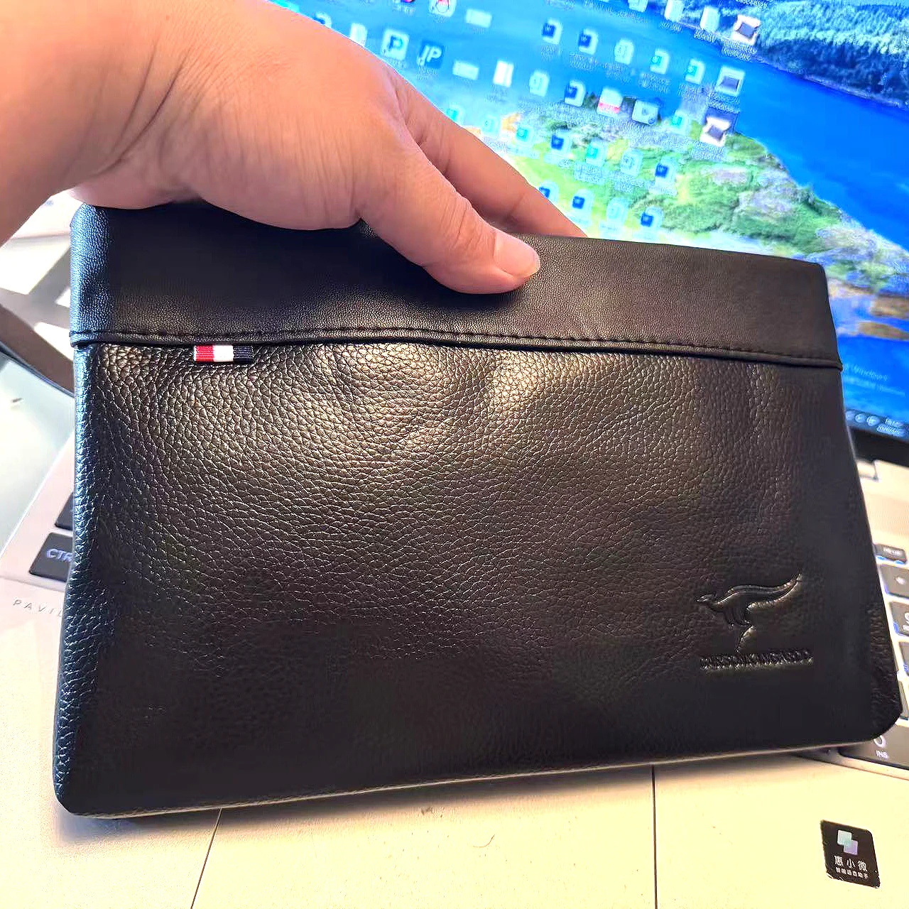高級ブランドビジネスメンズ財布レザーマンクラッチバッグコイン - Luxury Bags Office のレビューと価格