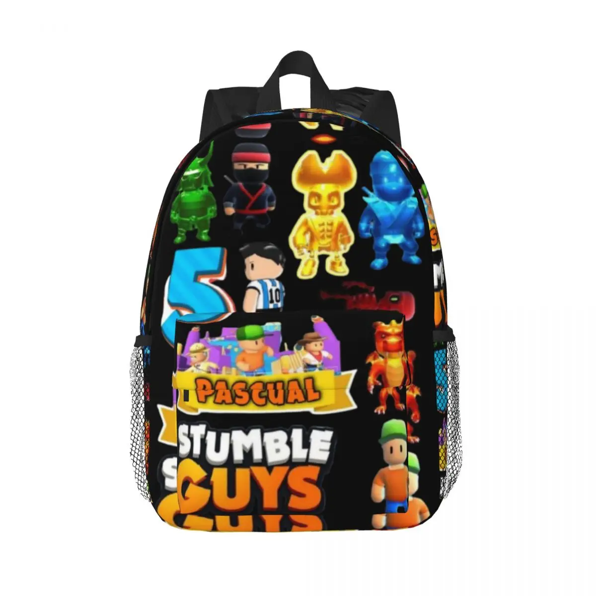 Stumble-Guys Printed Lightweight Casual Schoolbag For School, Outdoor, Shopping, Office 15inch