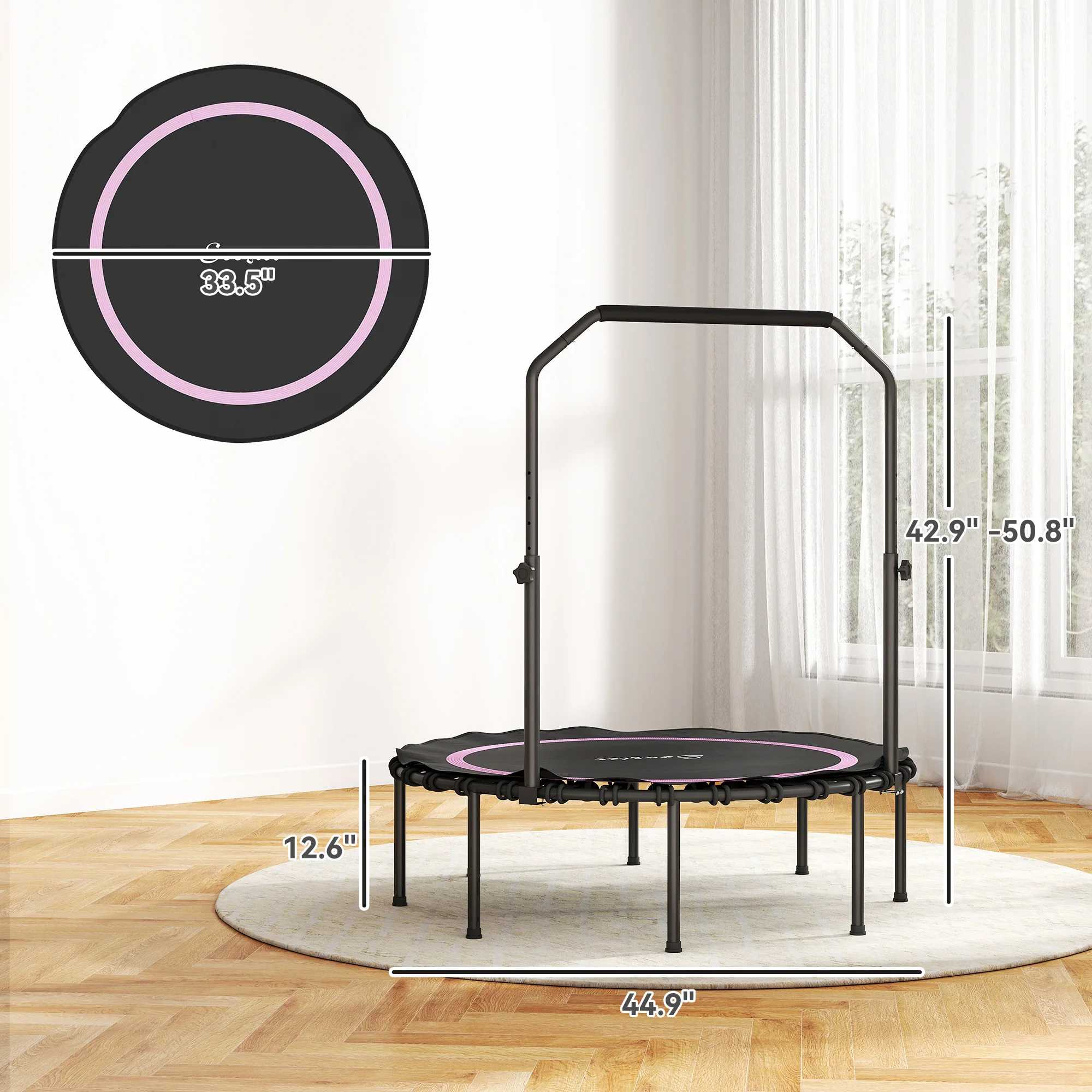Trampoline de fitness avec poi - Trampoline Mini Indoor avis et prix