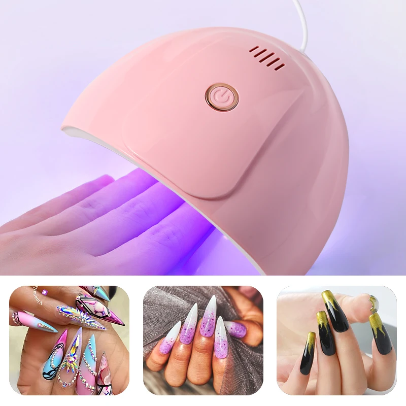 54W UV Nail Dryer Lamp With Automatic Sensor 18 UV LED Light For All Gels Professional Manicure Pedicure Nail Equipment