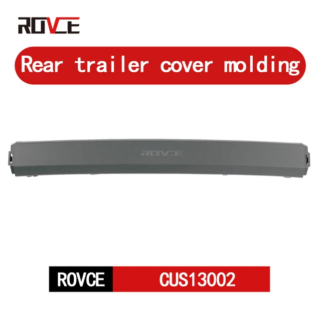 Rovce Achterbumper Insteek Staart Keel Uitlaat Voor Land Rover Range Rover Evoque 2012-2019 Prestige Stijl Auto-Accessoires
