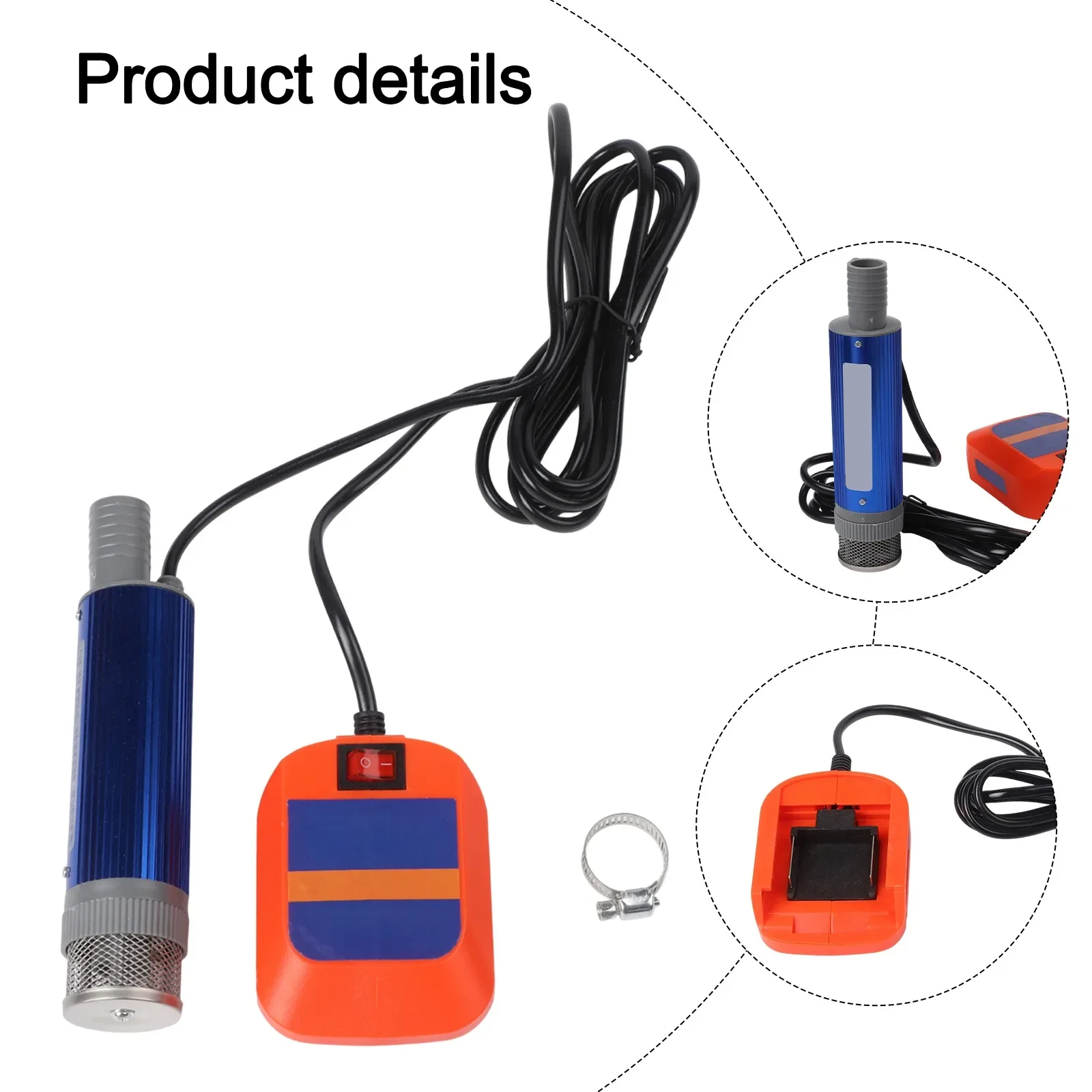 Diesel And Water Transfer Pump Compatible With For 12V Cordless Lithium Battery Cordless Use Featuring 40 60L/Min For 18V