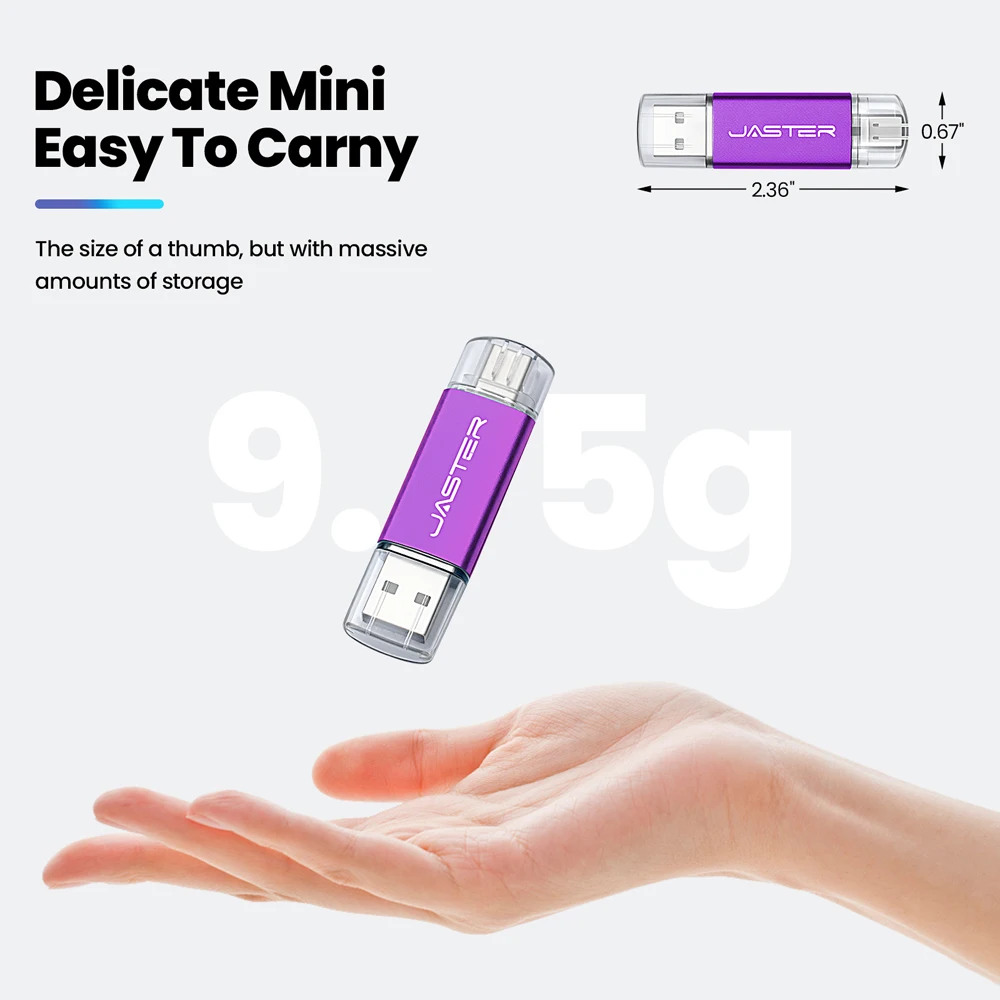 High speed TYPE C 2in1 USB flash drive 128GB 64GB 32GB metal Pen drive smart phone Car TV USB stick 4GB 8GB 16GB Creative gift