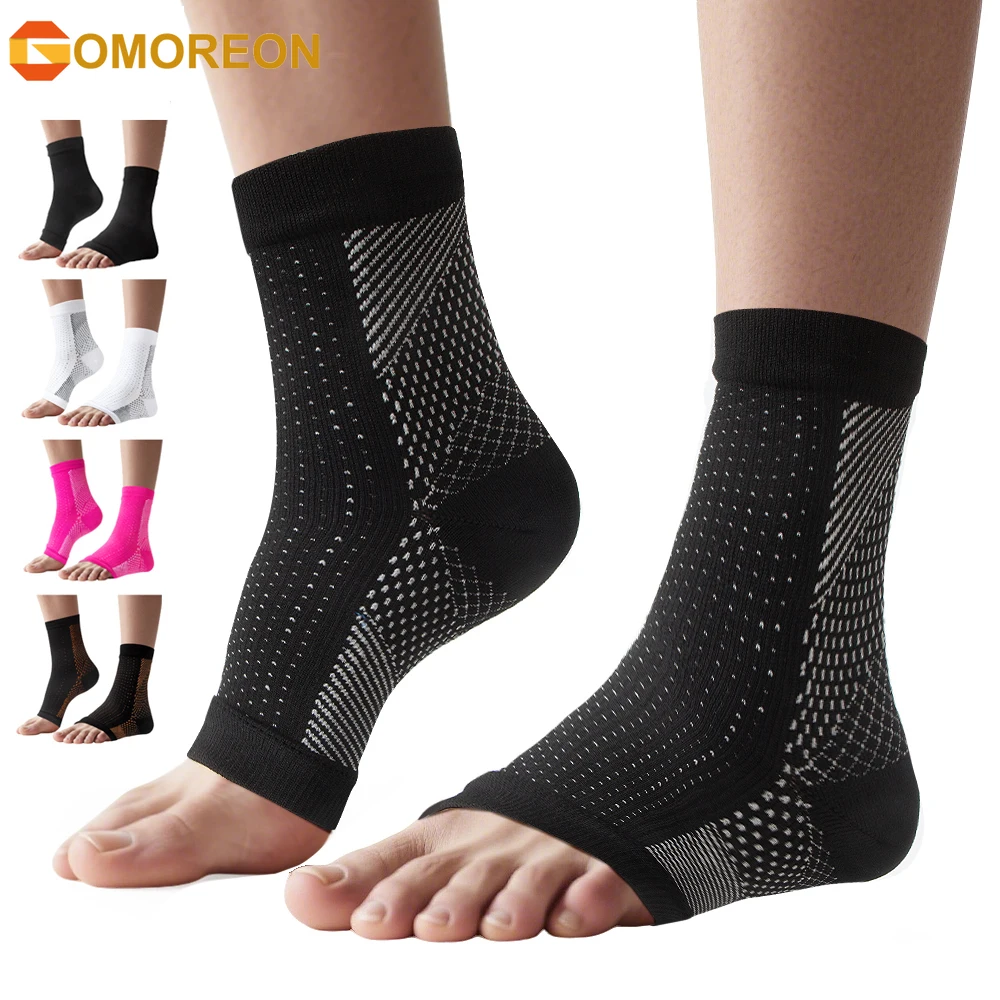 

1Pair Nano Socks Neuropathy Socks Compression Sleeve for Ankle Swelling,Plantar Fasciitis,Neuropathy Brace for Women Men