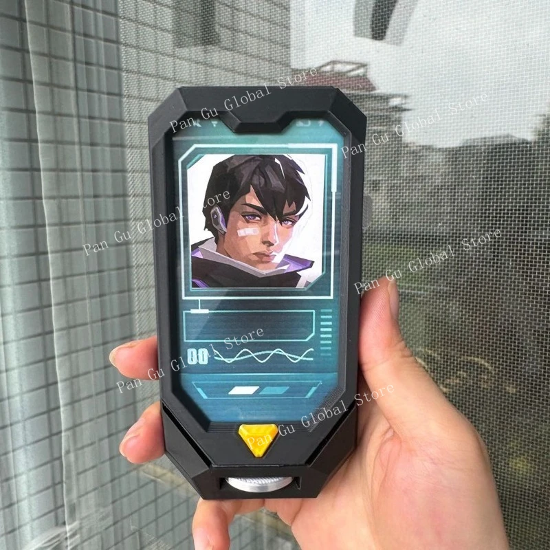 3D-Druck 10 cm/3,93 Zoll Valorant Maßgeschneidertes Handy-Laufwerk Spielperipheriegeräte Cosplay Modell Requisiten Spielzeug Sammlerstück Freund Geschenke