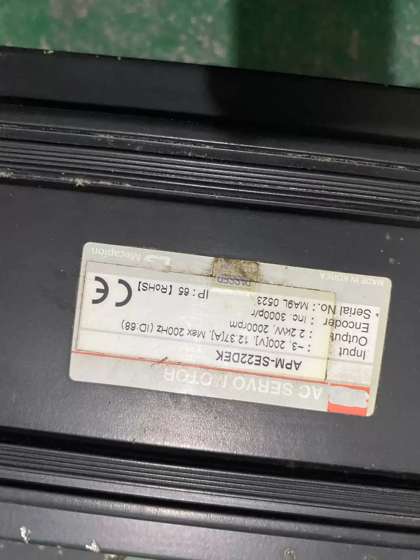 APD-VS20N APM-SE22DEK MX150-L2-100-K-APM-SE22D Серводвигатель для LS