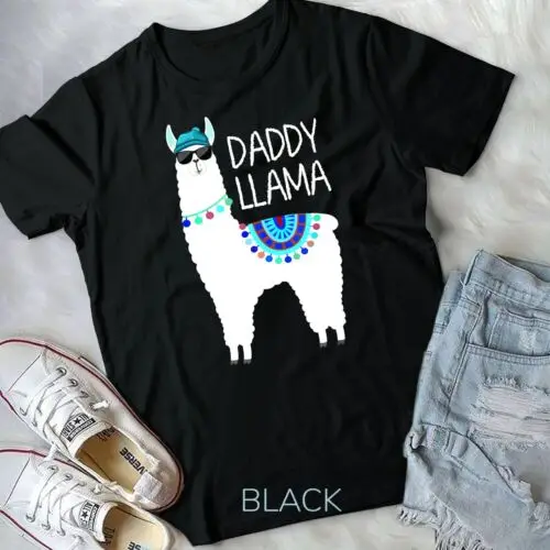 

Daddy Llama Gift Shirt for Men, Papa T-Shirt Unisex T-shirt