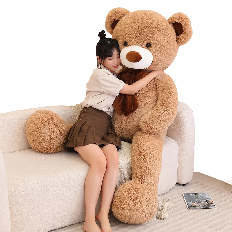 

80/120cm Big Size Teddy Bear Plush Toy Giant Stuffed Animals Birthday Valentines Day Gift Soft Pillow Dolls Grilfriend Girl