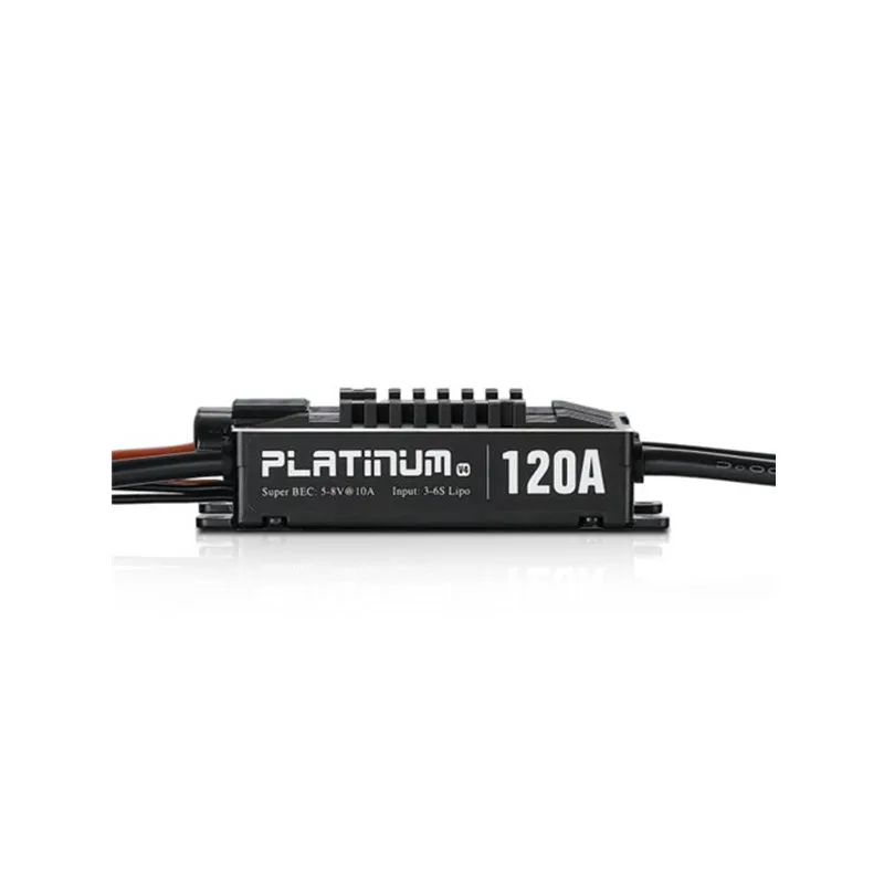 1pc Original HobbyWing Platinum V4 60A 80A 120A ESC 3S-6S for 450-480-500-550 Class Helicopter (Propeller: 325-360mm)