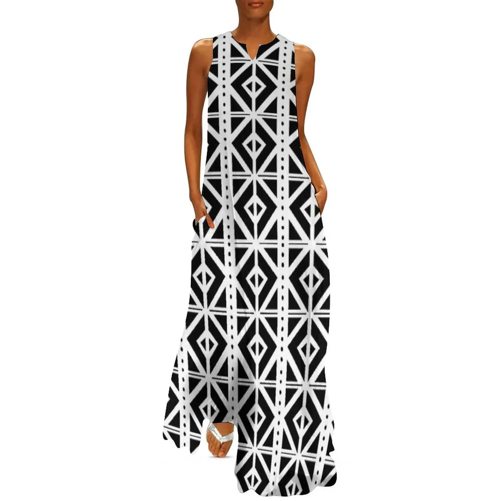 

Designer fabric loincloths bogolan Long Dress summer dress woman 2025 trendy women party dresses Summer women's clothing