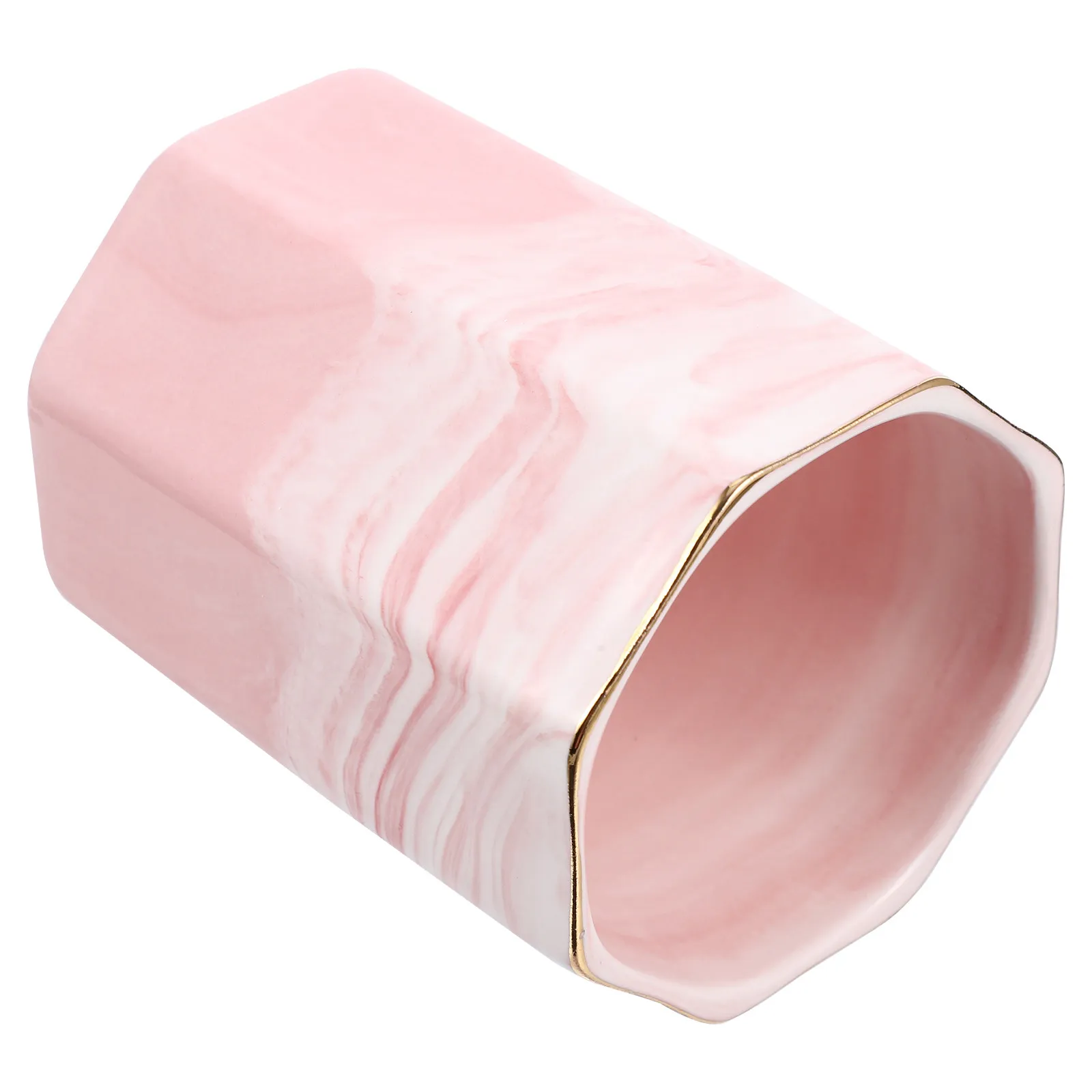 

Мраморный керамический стакан-органайзер для кистей для макияжа, функциональный настольный органайзер для туалетного столика, общежития, квартиры, кемпинга, для кистей, ручек, карандашей