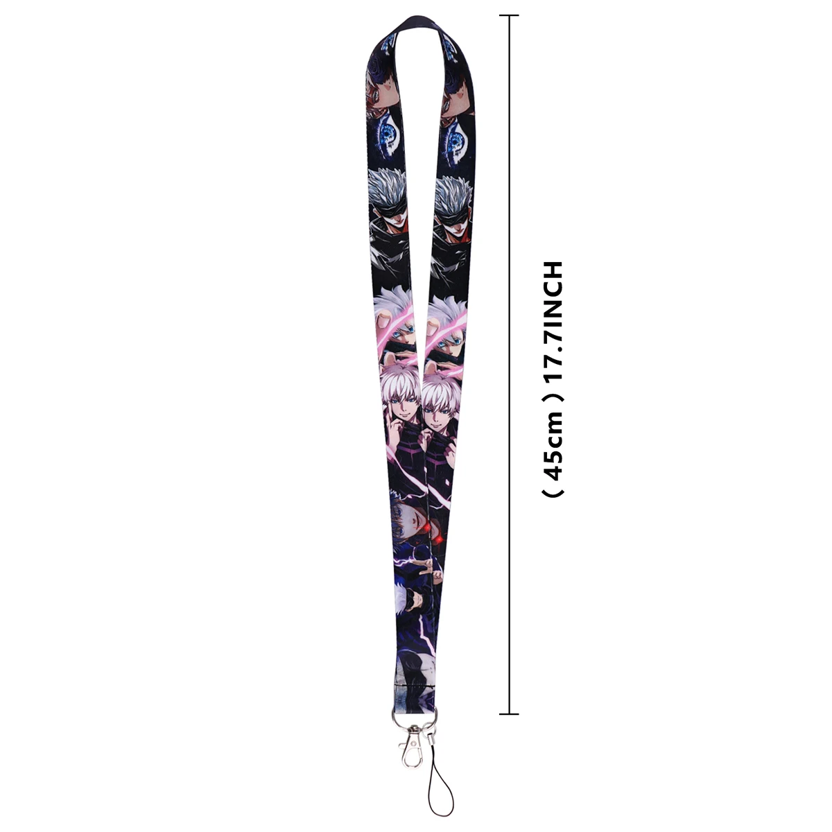 Anime Lanyard For Key Chain ID Credit Card Cover Pass Mobile Phone Charm Badge Holder Key Ring Novel Accessories