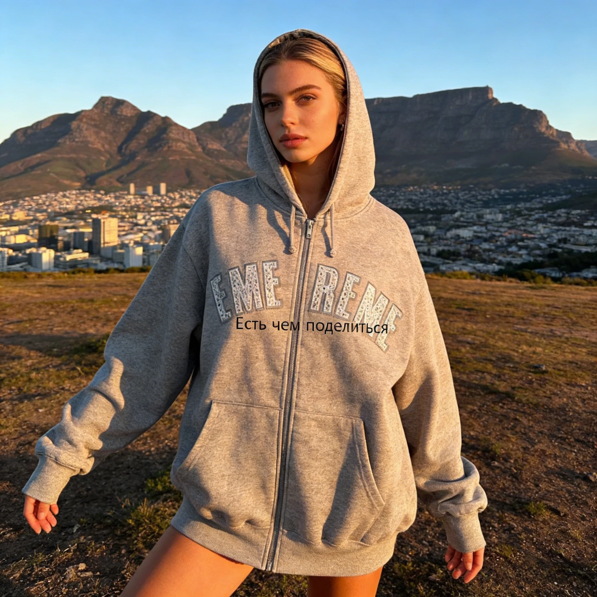 Oversized Hoodie Men Women Letter Print Zip Up Hoodie Winter American Streetwear Hip Hop Harajuku Sweatshirt Tops