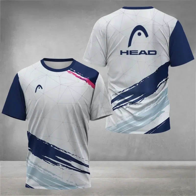 2026 Top Breathable Mens T Shirt Outdoor Badminton Table Tennis Jersey O Neck Short Sleeve Loose Top New Mountaineering Clothing image 4