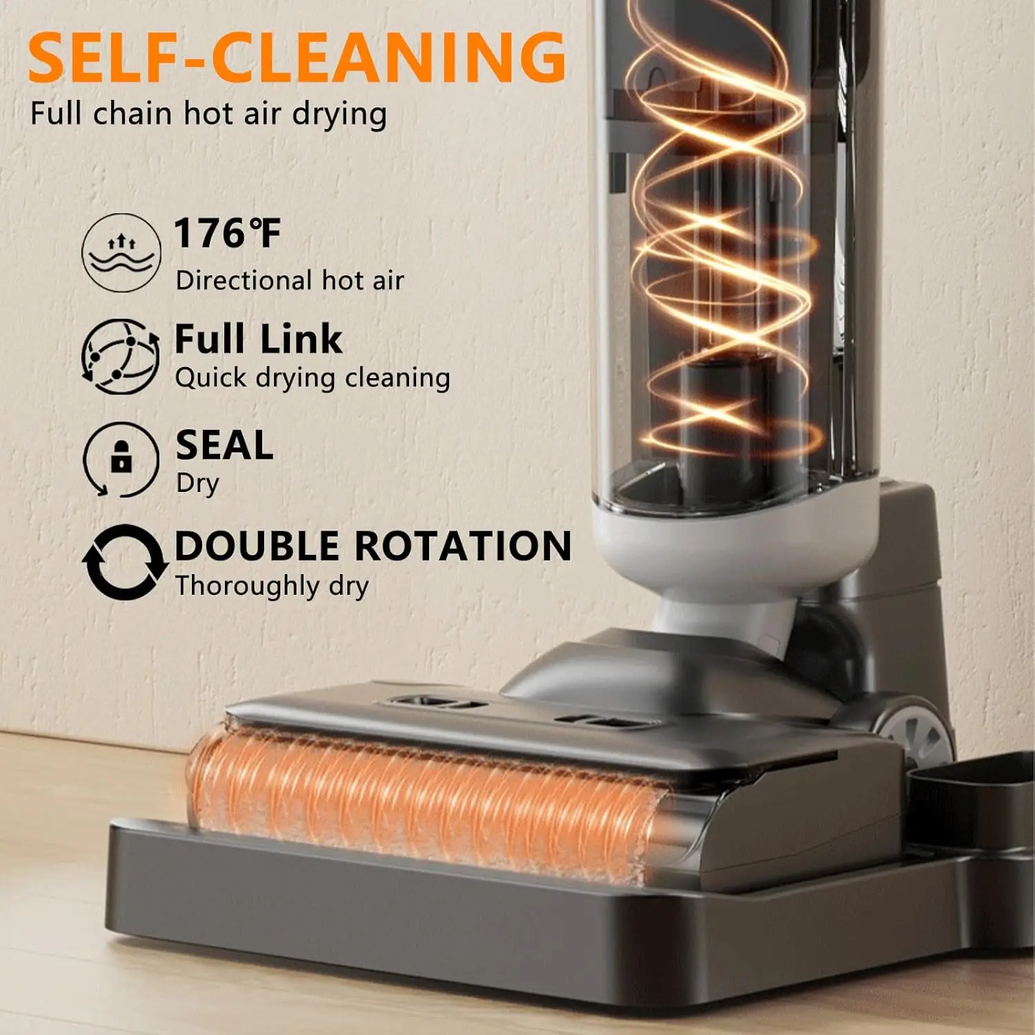 Wet Dry Vacuum Cleaner Portable Rechargeable Household Vacuum Cleaners Floor Care