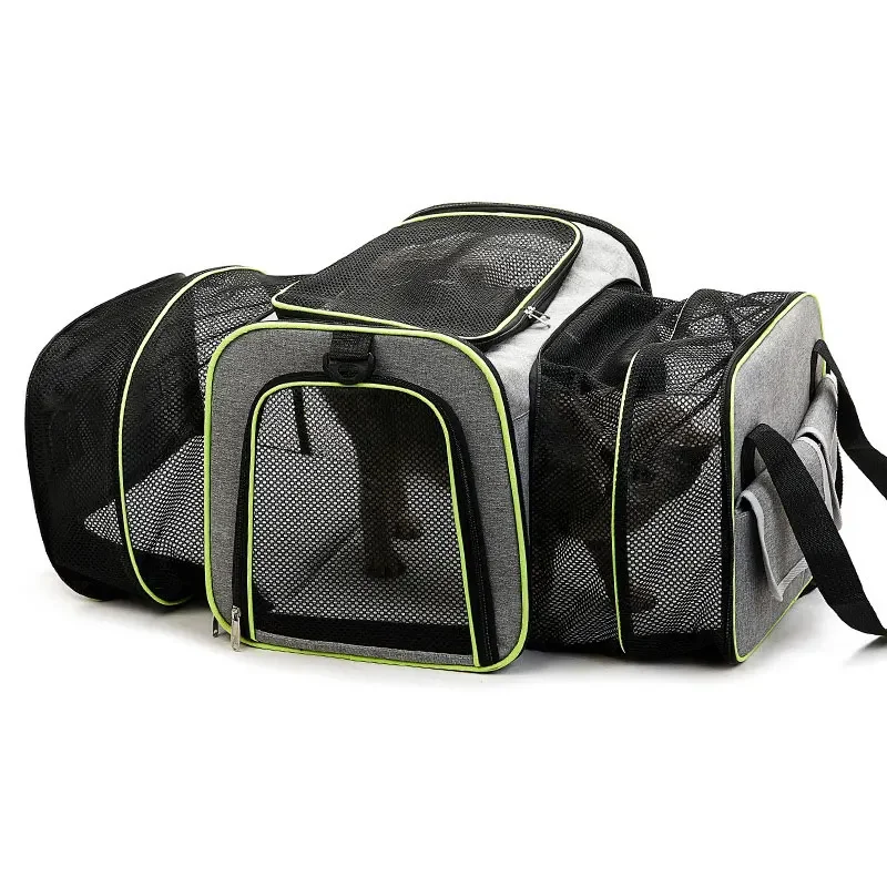 

Portable Pet Carriers Bags, Shoulder Bag, Breathable, Foldable, Outgoing Travel Backpack, Car Transport Cat Bag Cage