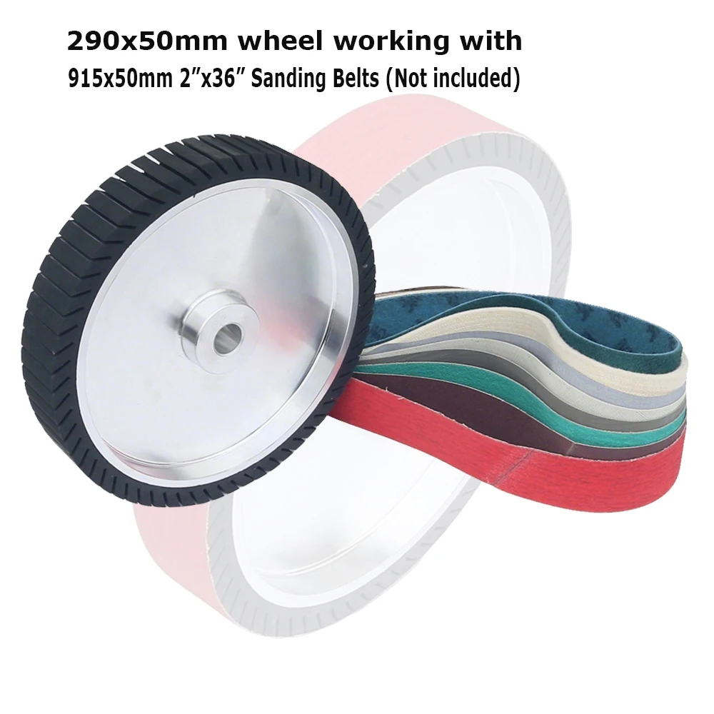 290x50/100mm Rubber Centrifugal Expansion Wheel working with 2