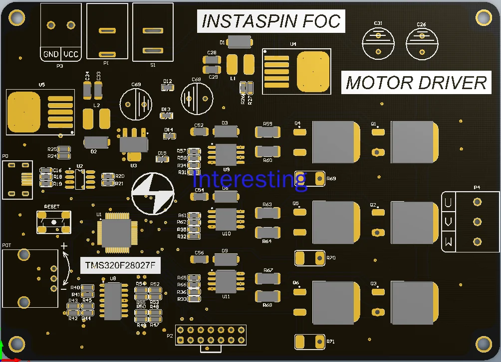INSTASPIN FOC INSTASPIN الحركة TMS320F28027F التحكم Sensorless