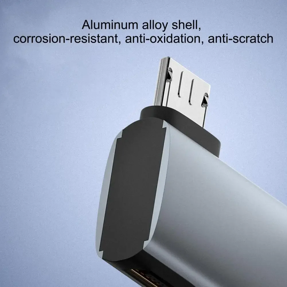 Adaptador OTG Micro USB a conector USB en ángulo para TV y tablet - imagen 5