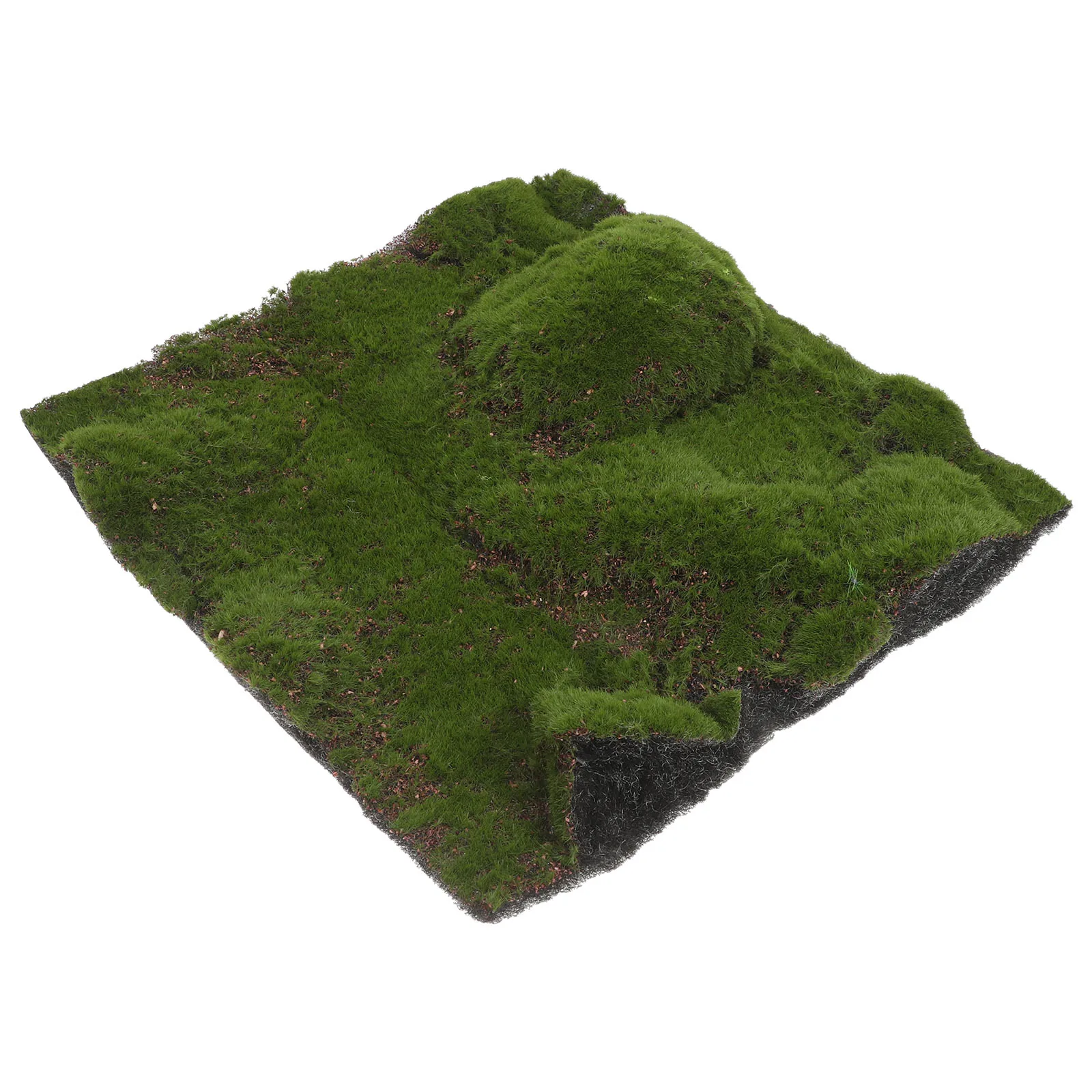 

Simulated Moss Turf 30x30cm Artificial Grass Pad for Bonsai Landscapes Plants Decor Reusable Easy Installation Floral Moss