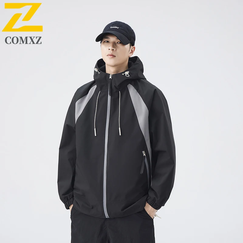 

2025 New Men's Waterproof Hiking Jackets Autumn Trendy Windproof Windbreaker Coat Fly Fishing Camping Trekking Breathable Jacket
