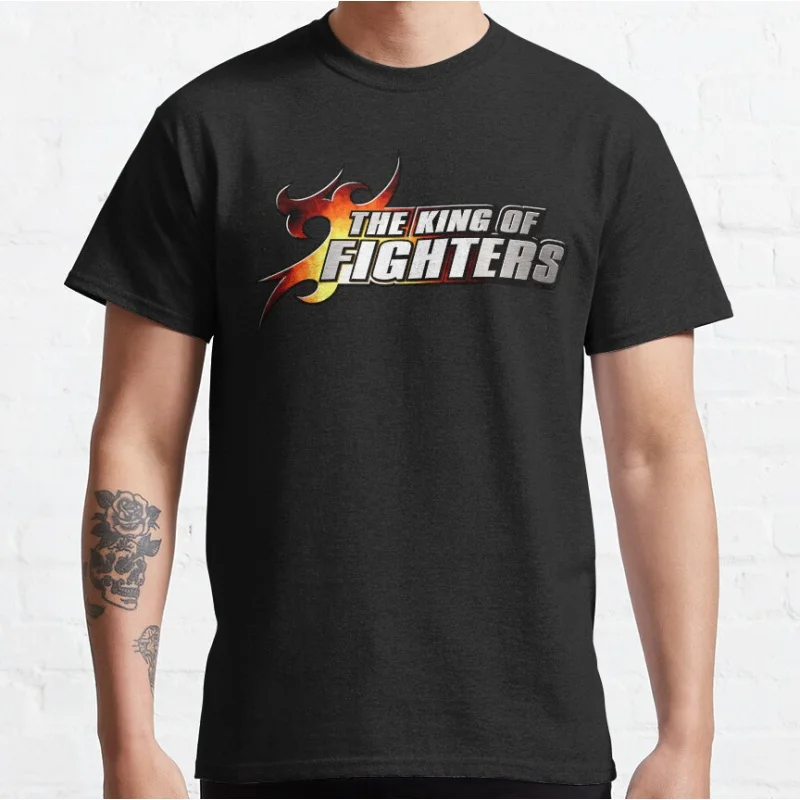 

Vintage KoF king of Fighters 80s retro video game KOF fighting videogames T-shirt for men Large size Adult Tops S-6xl