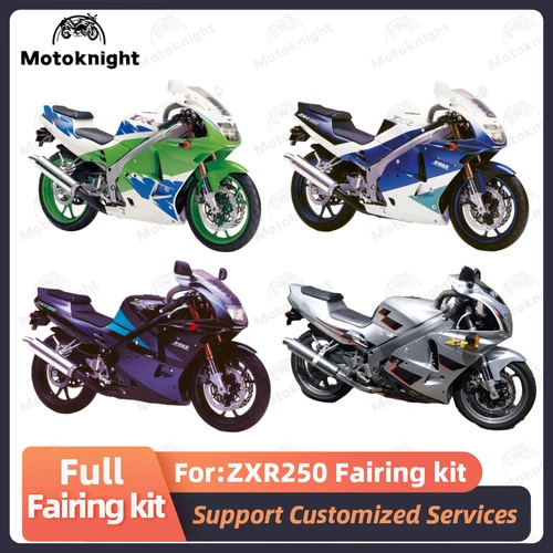 가와사키 ZXR250 페어링 키트에 적합 풀 세트 오토바이 페어링 페인트 차체 새 ABS 플라스틱 4 선물