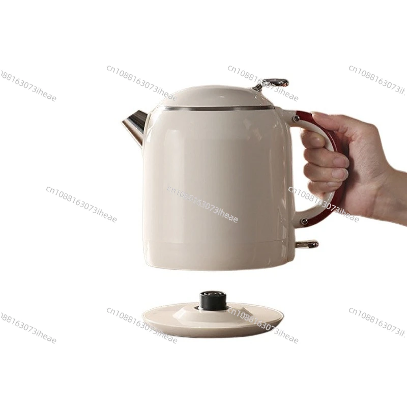 1000ml Electric Kettle Portable 304 Stainless Steel Quick Boiling Kettle Teapot Home Thermos Kettle Automatic Power-Off 1355W